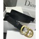 Replica Cintura in nylon a sella da donna Christian Dior nera