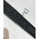 Replica Cintura in nylon a sella da donna Christian Dior nera