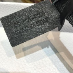 Replica Cintura in nylon a sella da donna Christian Dior nera