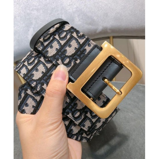 Replica Cintura Christian Dior Diorquake Dior Oblique da donna blu scuro