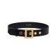 Replica Cintura in pelle di vitello Diorquake Christian Dior da donna nera
