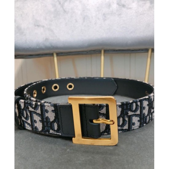 Replica Cintura Christian Dior Diorquake Dior Oblique da donna blu scuro