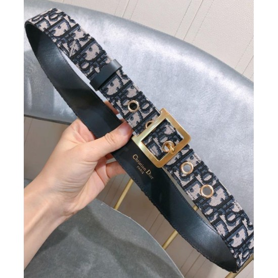 Replica Cintura Christian Dior Diorquake Dior Oblique da donna blu scuro