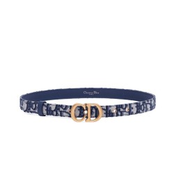 Replica Cintura Christian Dior Saddle Dior Oblique blu scuro