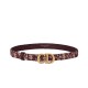 Replica Cintura Christian Dior Saddle Dior Oblique Rossa