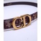 Replica Cintura Christian Dior Saddle Dior Oblique Rossa