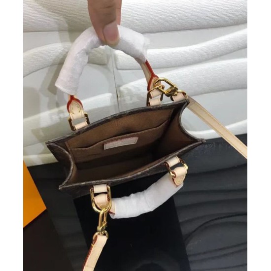 Replica Borsa Petit Sac Plat M69442 Marrone