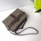 Replica Borsa a spalla piccola Ophidia GG Supreme 517080 Marrone