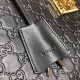 Replica Borsa a tracolla media con firma lucchetto 479197 nera
