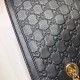 Replica Borsa a tracolla media con firma lucchetto 479197 nera