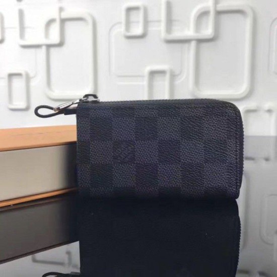 Replica Car Key Case Damier Graphite N64410
