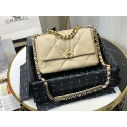 Replica Borsa Large 19 in lana tweed con patta AS1162 AS1160 Albicocca Replica Borsa Large 19 in lana tweed con patta AS1162 AS1160 Albicocca