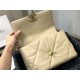 Replica Borsa Large 19 in lana tweed con patta AS1162 AS1160 Albicocca