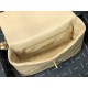 Replica Borsa Large 19 in lana tweed con patta AS1162 AS1160 Albicocca
