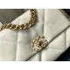 Replica Borsa Large 19 in lana tweed con patta AS1162 AS1160 Beige
