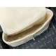 Replica Borsa Large 19 in lana tweed con patta AS1162 AS1160 Beige