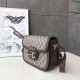 Replica Borsa a tracolla piccola 1955 602204 caffè