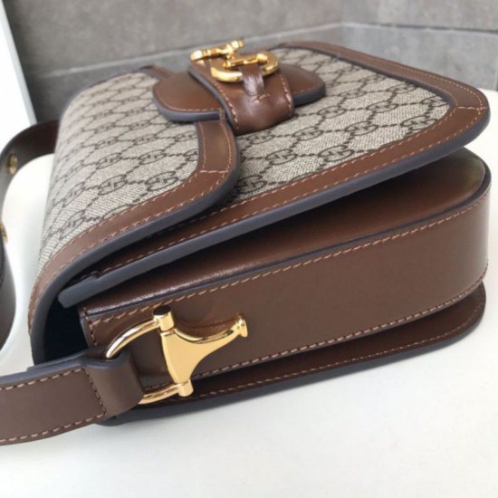 Replica Borsa a tracolla piccola 1955 602204 caffè