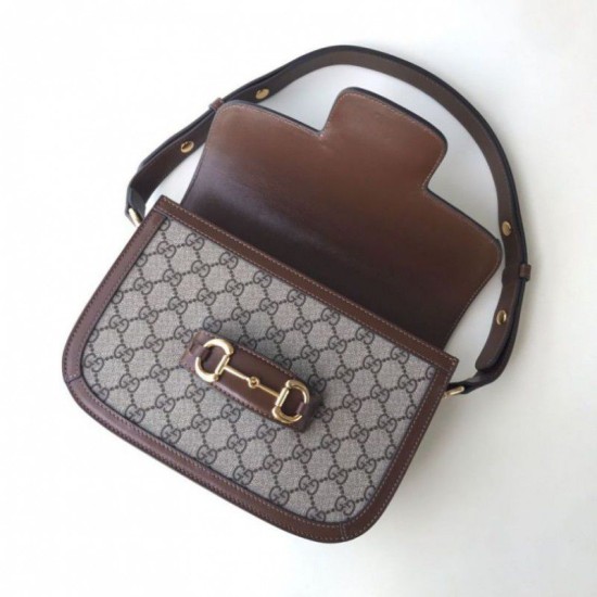 Replica Borsa a tracolla piccola 1955 602204 caffè