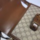 Replica Borsa a tracolla piccola 1955 Horsebit 602204 Marrone