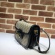 Replica Borsa a spalla piccola 1955 Horsebit 602204 nera
