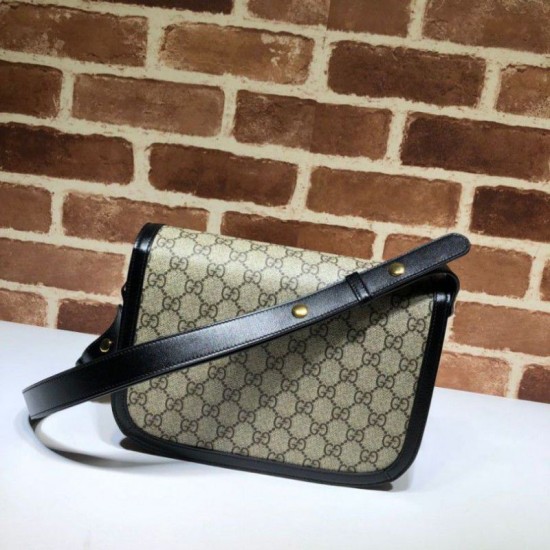 Replica Borsa a spalla piccola 1955 Horsebit 602204 nera