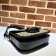 Replica Borsa a spalla piccola 1955 Horsebit 602204 nera