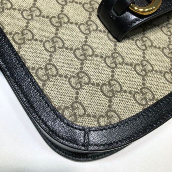 Replica Borsa a spalla piccola 1955 Horsebit 602204 nera