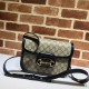Replica Borsa a spalla piccola 1955 Horsebit 602204 nera