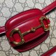 Replica Borsa a spalla piccola 1955 Horsebit 602204 rossa