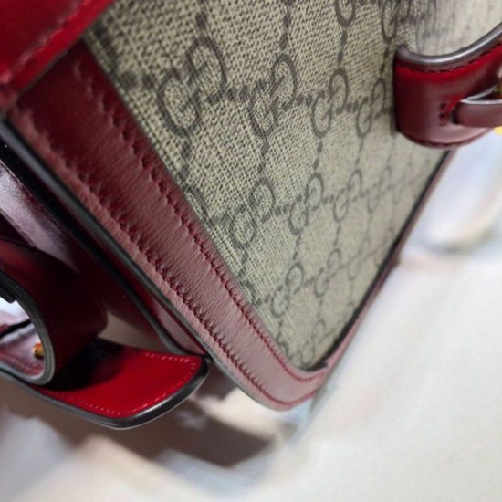 Replica Borsa a spalla piccola 1955 Horsebit 602204 rossa