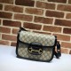 Replica Borsa a spalla piccola 1955 Horsebit 602204 nera
