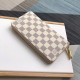 Replica Portafoglio Zippy Damier Azur Canvas N63503