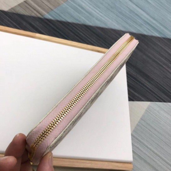Replica Portafoglio Zippy Damier Azur Canvas N63503