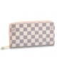 Replica Portafoglio Zippy Damier Azur Canvas N63503