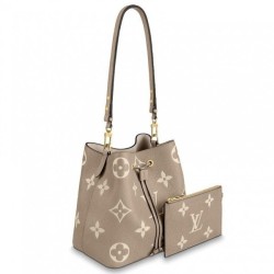 Replica Borsa NeoNoe MM grigia Tourterelle M45555