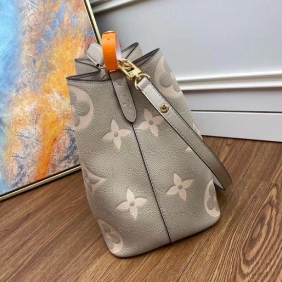 Replica Borsa NeoNoe MM grigia Tourterelle M45555