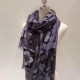Replica Anthracite Kamonogram Stole M71035