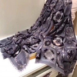 Replica Anthracite Kamonogram Stole M71035