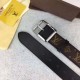 Replica Dizionario di 40MM Cintura Monogram Macassar M9007S