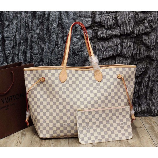 Replica Borsa Neverfull GM Tela Damier Azur N41604
