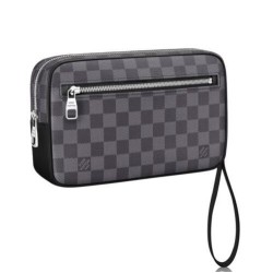 Replica Kasai Clutch Damier Graphite N41664