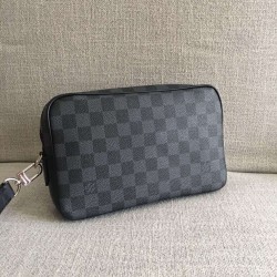 Replica Kasai Clutch Damier Graphite N41664
