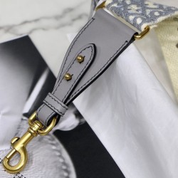 Replica Cinturino in tela Christian Dior grigio