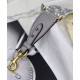 Replica Cinturino in tela Christian Dior grigio