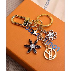 Replica LV Snowflakes Borse Charm e portachiavi M80240 d'oro