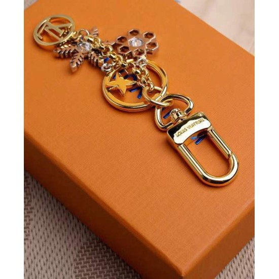Replica LV Snowflakes Borse Charm e portachiavi M80240 d'oro