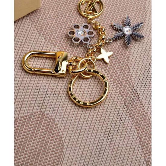 Replica LV Snowflakes Borse Charm e portachiavi M80240 d'oro
