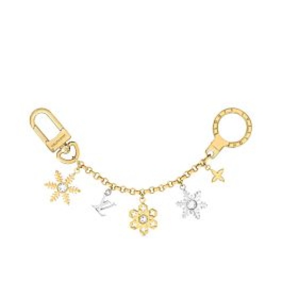 Replica LV Snowflakes Charm per borsa a catena dorata