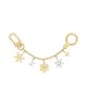 Replica LV Snowflakes Charm per borsa a catena dorata
